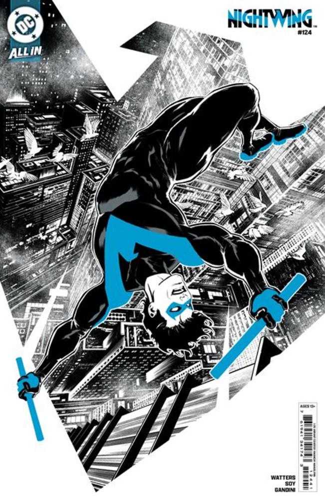 Nightwing #124 Cover E 1:25 Amancay Nahuelpan Card Stock Variant - Walt's Comic Shop