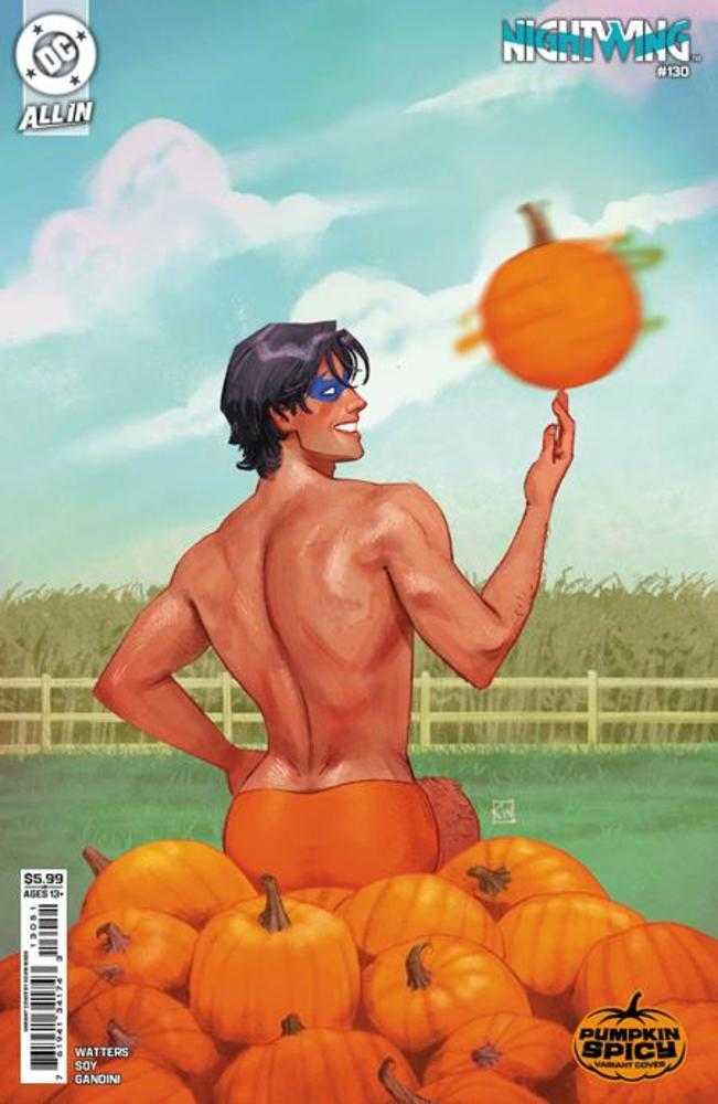 Nightwing 130 Cover D Kevin Wada Pumpkin Spicy Card Stock Variant - Walt's Comic Shop