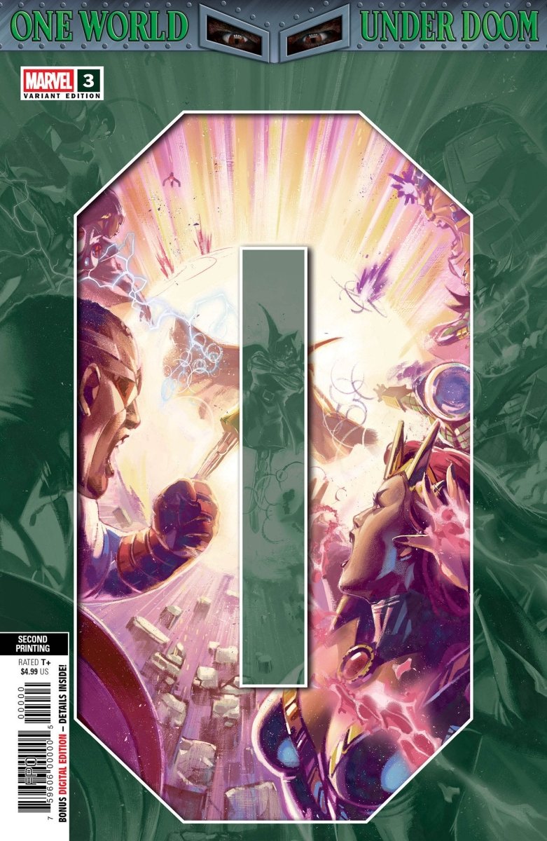 One World Under Doom 3 Ben Harvey 2nd Print Variant - Walt's Comic Shop