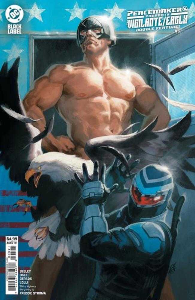 Peacemaker Presents The Vigilante Eagly Double Feature 5 (Of 5) Cover B David Talaski Card Stock Variant (Mature) - Walt's Comic Shop