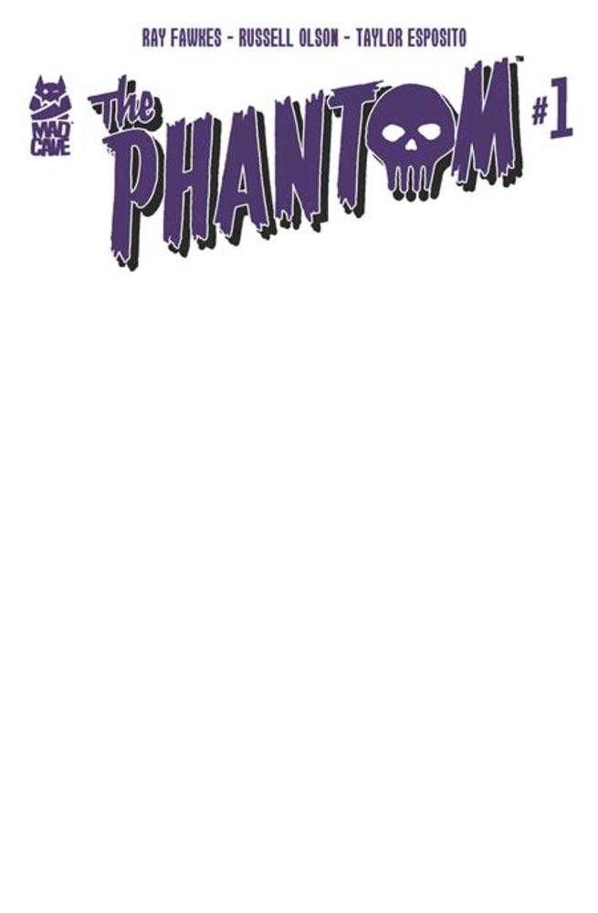 Phantom 1 Cover F Blank Variant - Walt's Comic Shop
