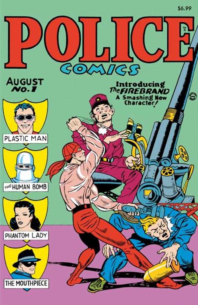 Police Comics #1 Facsimile Edition - Walt's Comic Shop