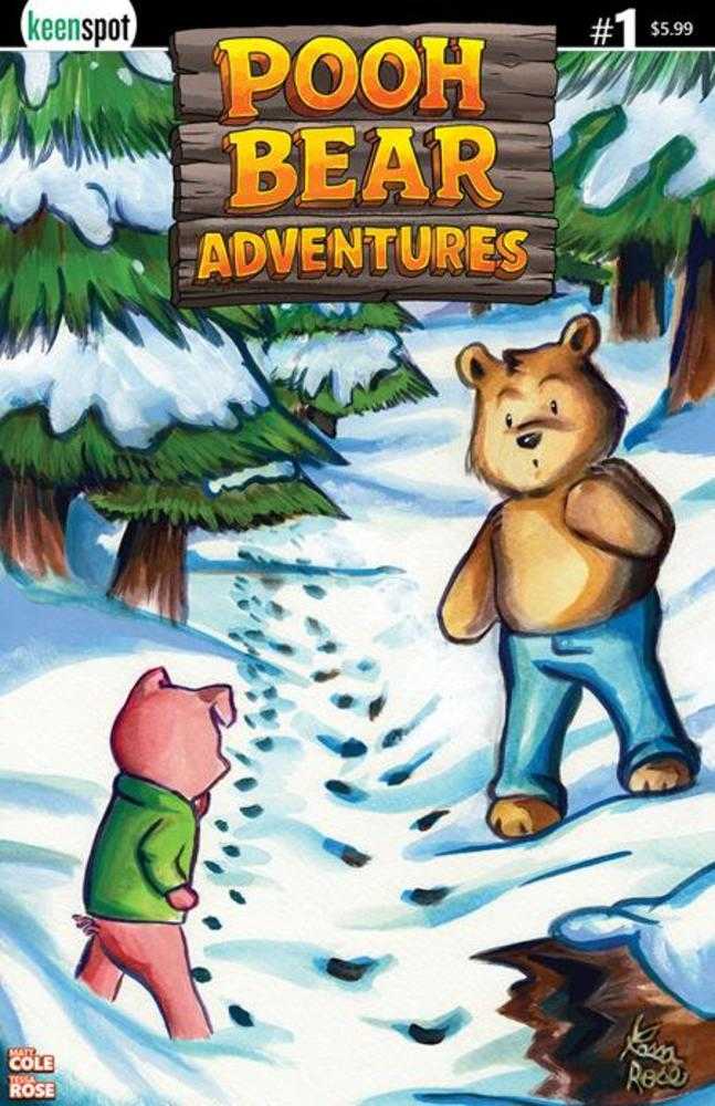 Pooh Bear Adventures 1 Cover A Tessa Rose (Bagged With Trading Card) - Walt's Comic Shop
