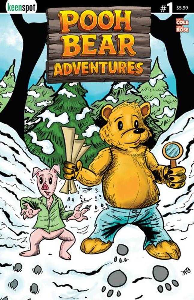 Pooh Bear Adventures 1 Cover C Jason Turner (Bagged With Trading Card) - Walt's Comic Shop