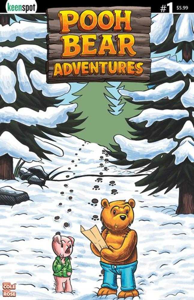 Pooh Bear Adventures 1 Cover D Jose Chirinos (Bagged With Trading Card) - Walt's Comic Shop