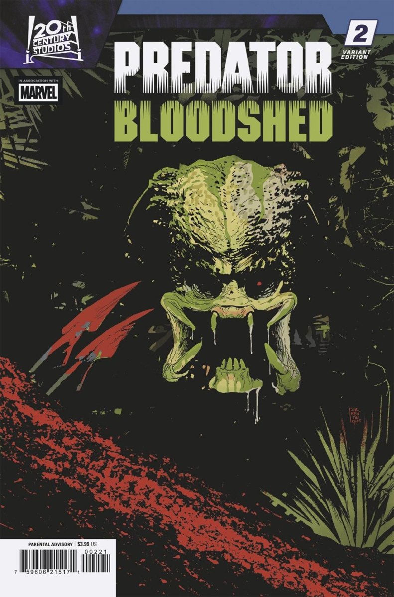 Predator: Bloodshed 2 Andrea Sorrentino Variant - Walt's Comic Shop