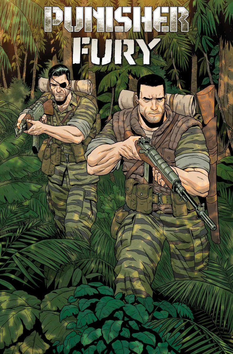 Punisher & Fury Max By Garth Ennis Omnibus Variant Jacen Burrows Cover HC [DM Only] *PRE - ORDER* - Walt's Comic Shop