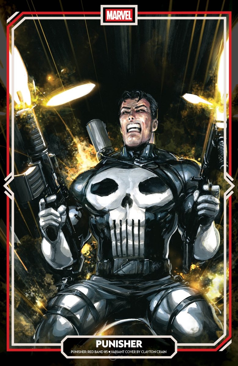 Punisher: Red Band 5 Clayton Crain Variant [Polybagged] - Walt's Comic Shop