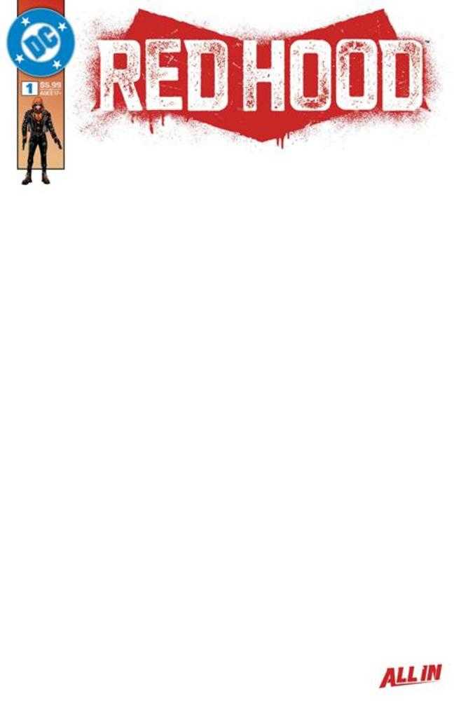 Red Hood 1 Cover G Blank Card Stock Variant (Mature) *PLEASE READ DESCRIPTION* *One per Customer* - Walt's Comic Shop