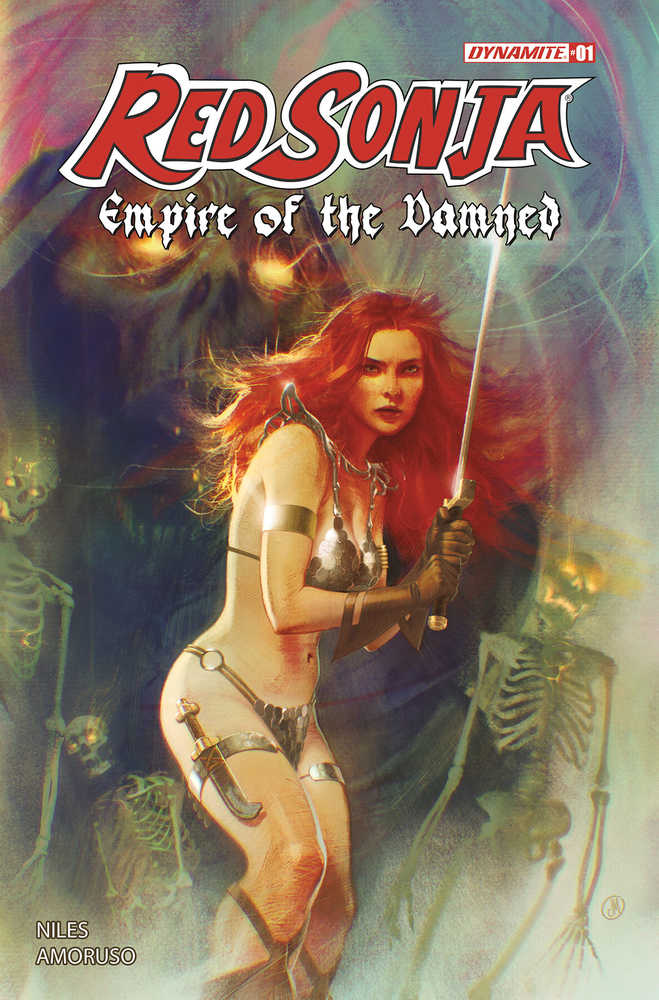 Red Sonja Empire Damned #1 Cover E Middleton Foil - Walt's Comic Shop