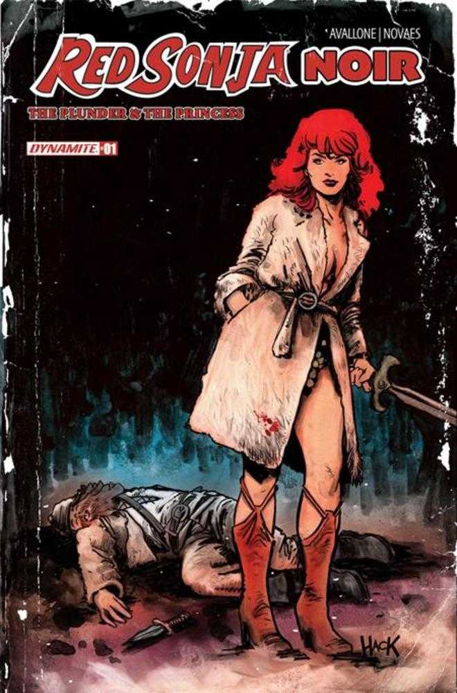 Red Sonja Noir The Plunder And The Princess 1 (One Shot) Cover B Robert Hack Variant - Walt's Comic Shop