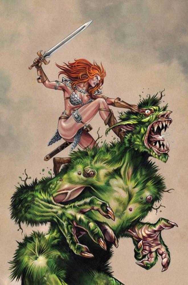 Red Sonja She Devil With A Sword 1 Cover L Mike Rooth Full Art Cover 1:10 Ratio Variant - Walt's Comic Shop