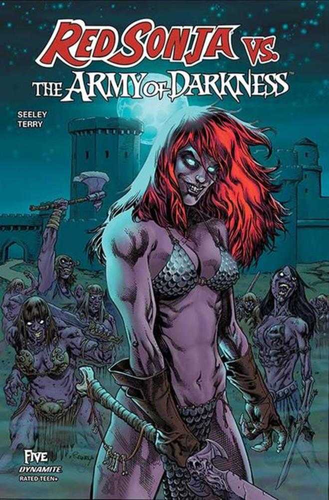 Red Sonja vs Army Of Darkness 5 Cover C Tom Raney Variant - Walt's Comic Shop