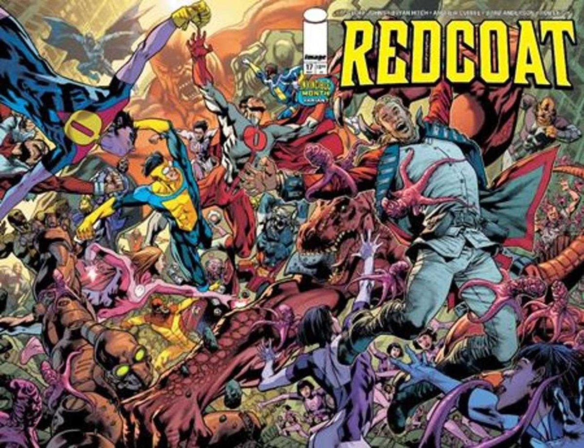 Redcoat 17 Cover D Bryan Hitch & Brad Anderson Invincible Team Up Wraparound Variant - Walt's Comic Shop