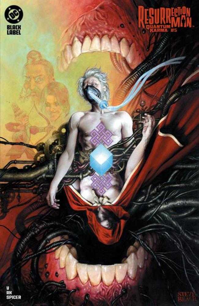 Resurrection Man Quantum Karma 5 (Of 6) Cover B Steve Beach Card Stock Variant (Mature) - Walt's Comic Shop