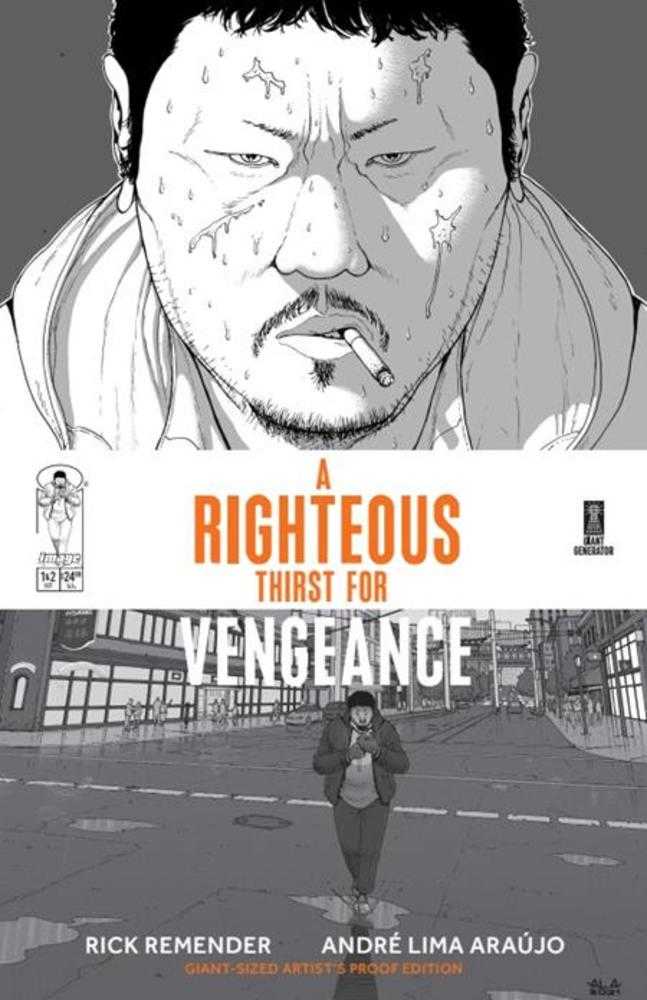 Righteous Thirst For Vengeance Giant Sized Artists Proof Edition 1 (Mature) *Oversize Format* - Walt's Comic Shop