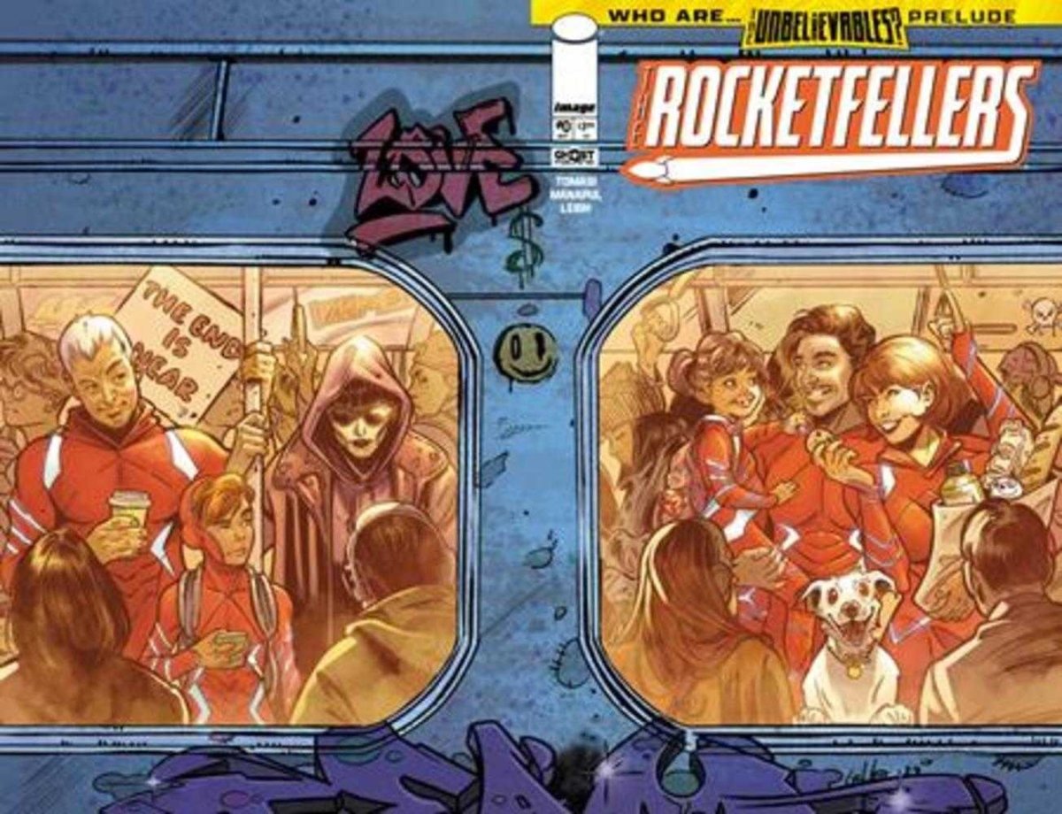 Rocketfellers 0 Cover C Leila Leiz & John Kalisz Wraparound Variant - Walt's Comic Shop