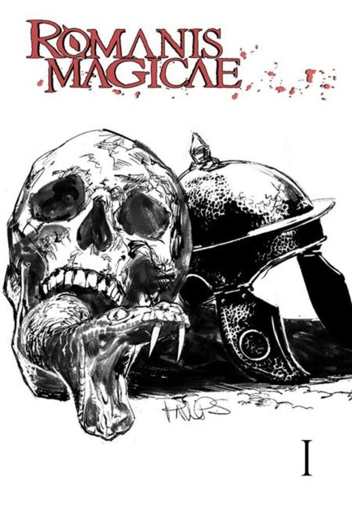 Romanis Magicae 1 (Of 4) Cover B Paul Peart Smith Black White And Red Variant - Walt's Comic Shop