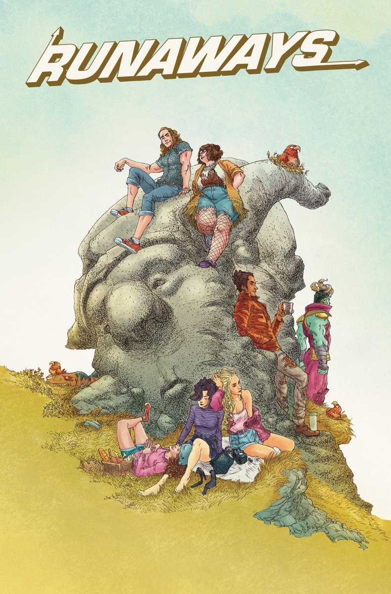 Runaways By Rainbow Rowell Omnibus Adrian Alphona Cover HC [DM Only] *PRE-ORDER* - Walt's Comic Shop