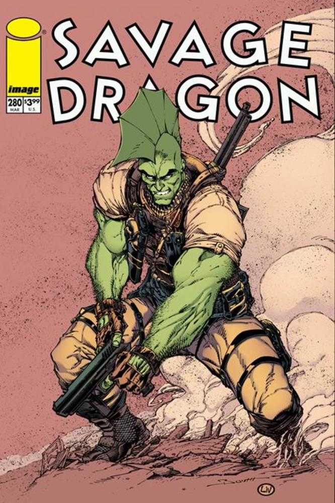 Savage Dragon 280 Cover C Brett Booth & Livesay Variant (Mature) - Walt's Comic Shop