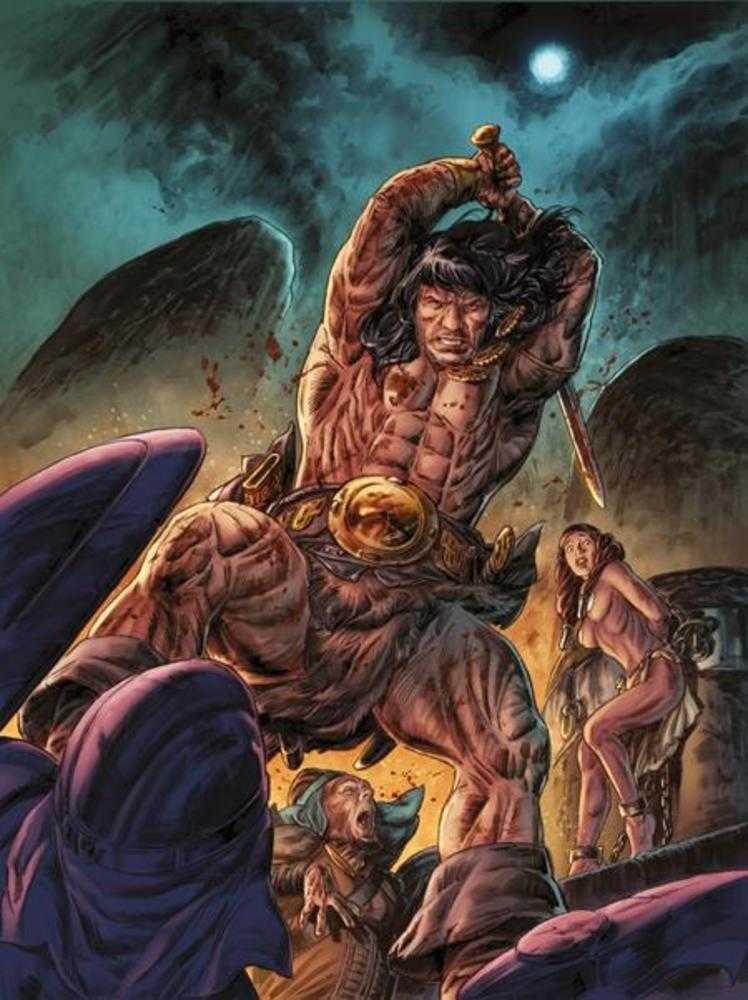 Savage Sword Of Conan 14 Cover D Doug Braithwaite Full Art Variant (Mature) - Walt's Comic Shop