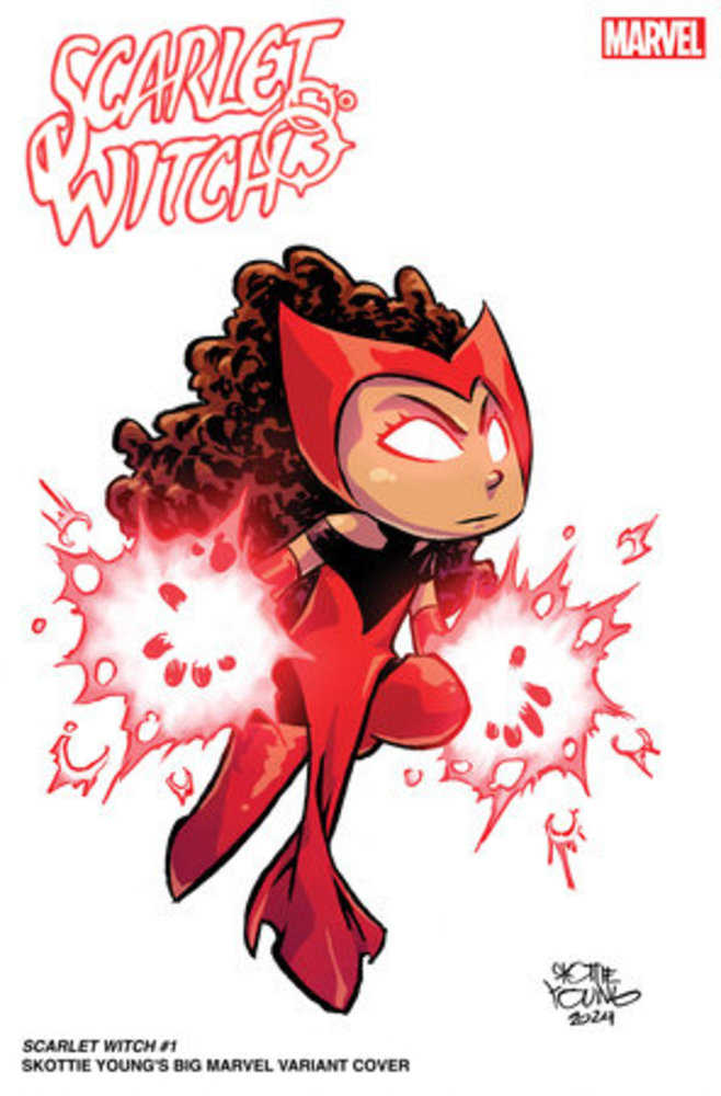 Scarlet Witch #1 Skottie Youngs Big Marvel Variant - Walt's Comic Shop