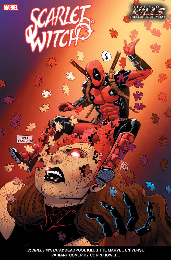 Scarlet Witch #2 Corin Howell Deadpool Kills The Marvel Universe Variant - Walt's Comic Shop
