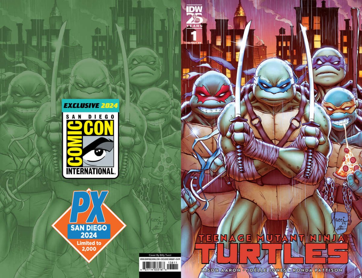 Sdcc 2024 Teenage Mutant Ninja Turtles Previews Exclusive #1 Tucci Color (Ne - Walt's Comic Shop