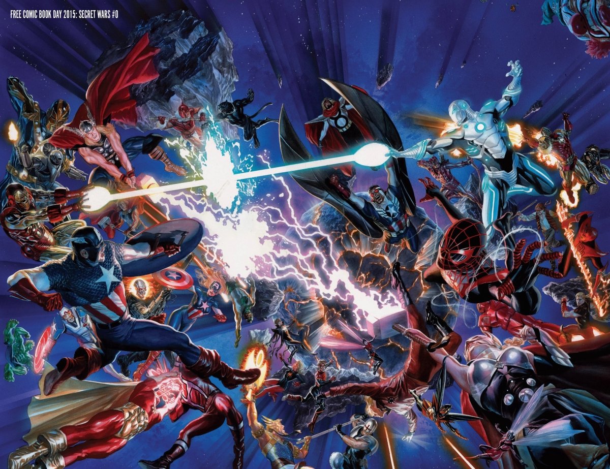 Secret Wars By Jonathan Hickman Omnibus HC Alex Ross Issue Zero Cover [DM Only] *PRE-ORDER* - Walt's Comic Shop