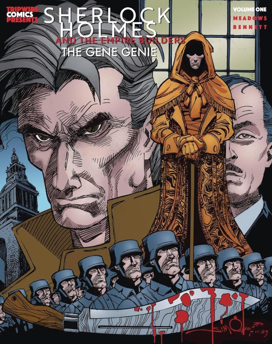 Sherlock Holmes And The Empire Builders HC Vol 1 The Gene Genie Simonson Cover - Walt's Comic Shop