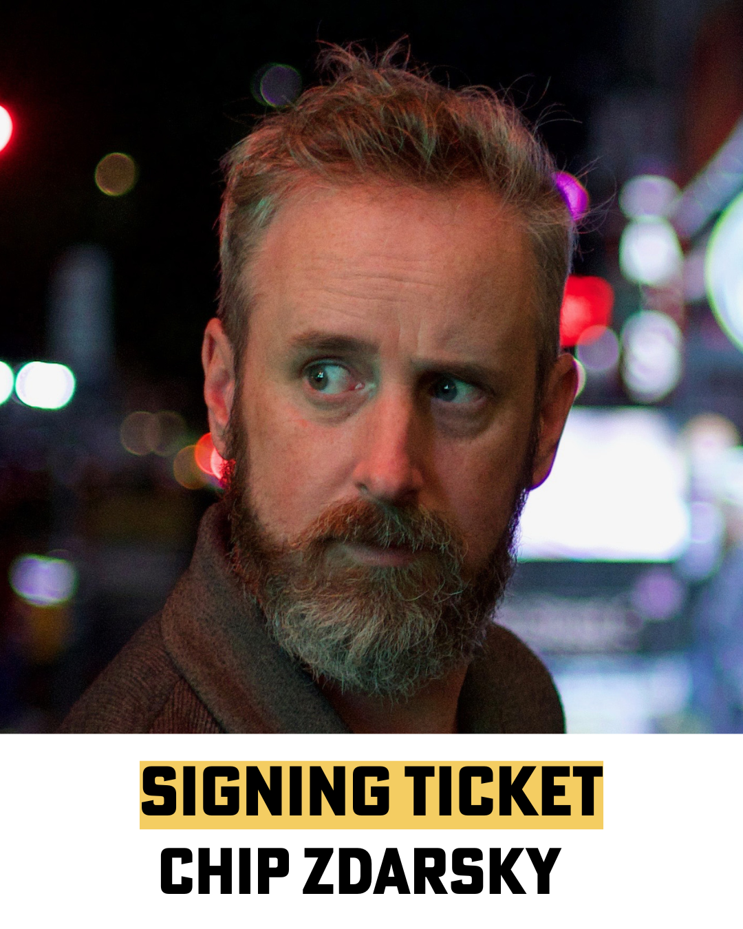 Chip Zdarsky - Signing Ticket (Valid as €15 voucher on 28.10.)