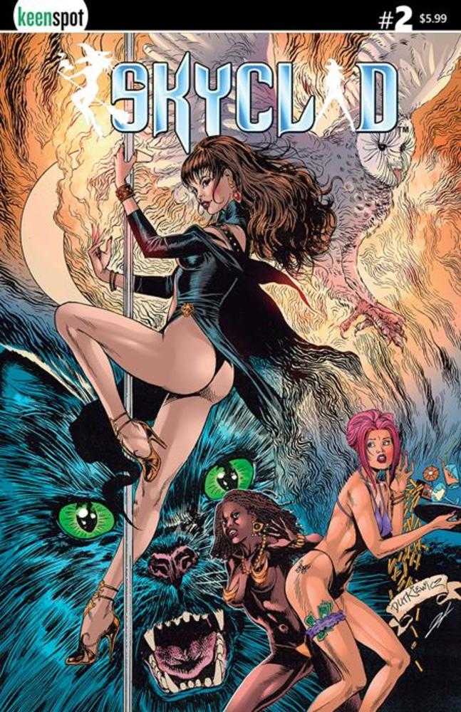 Skyclad 2 Cover A Michal Dutkiewicz Familiar Frenzy (Mature) - Walt's Comic Shop