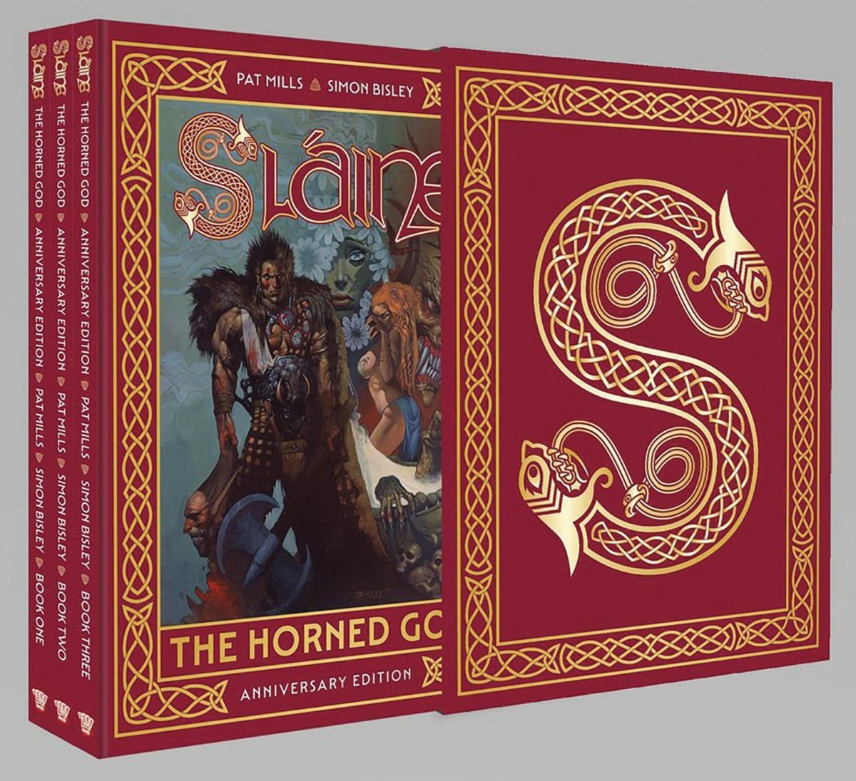 Slaine Horned God Anniversary Edition Previews Exclusive Slipcase Edition HC *OOP* - Walt's Comic Shop