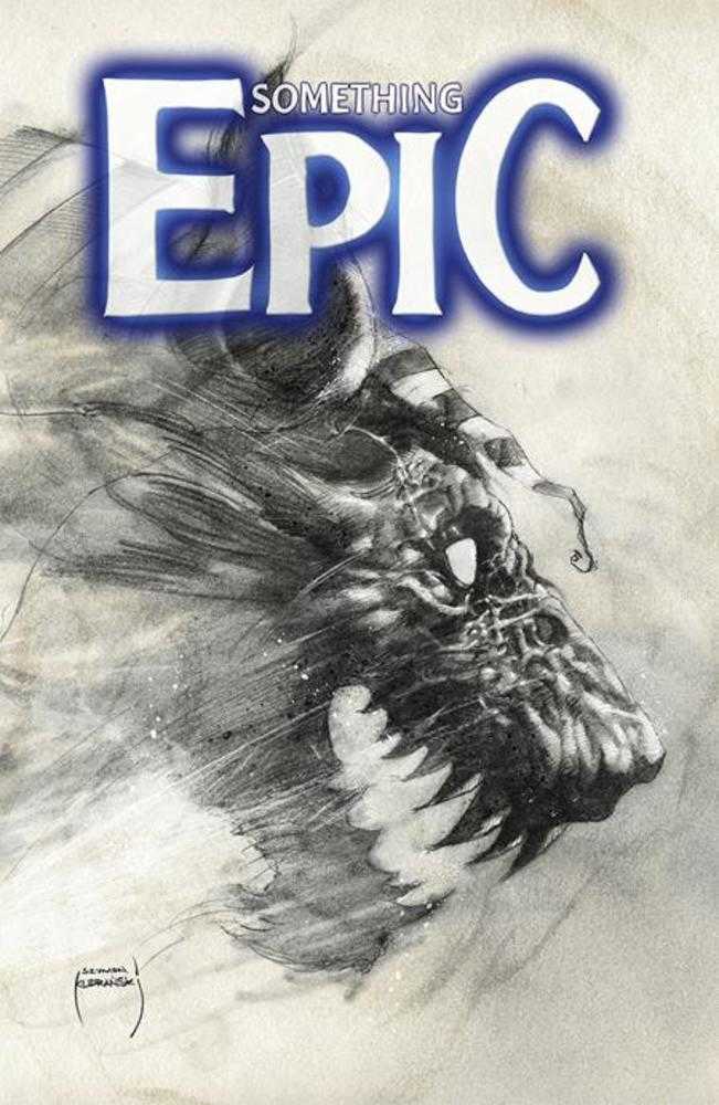 Something Epic #12 Cover D Szymon Kudranski Black & White Variant - Walt's Comic Shop