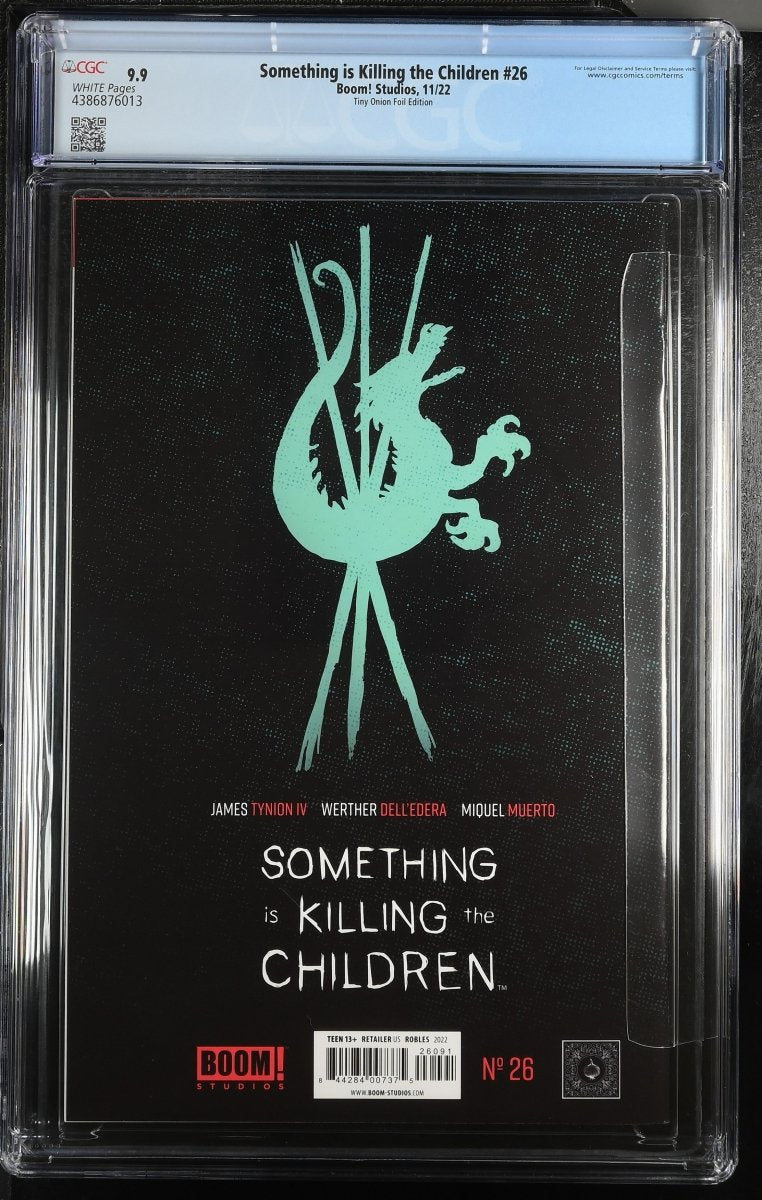 Something is Killing the Children #26 Tiny Onion Foil Edition CGC 9.9 - Walt's Comic Shop