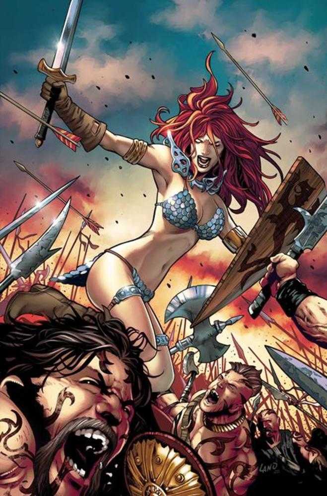Sonja Reborn 3 Cover G Greg Land Full Art 1:10 Ratio Variant - Walt's Comic Shop
