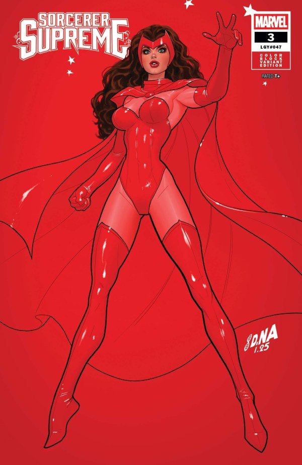 Sorcerer Supreme 3 David Nakayama Color Block Red Variant - Walt's Comic Shop