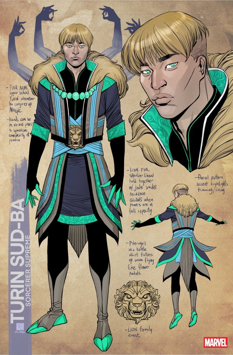 Sorcerer Supreme 7 Bernard Chang Design 1:10 Ratio Variant - Walt's Comic Shop