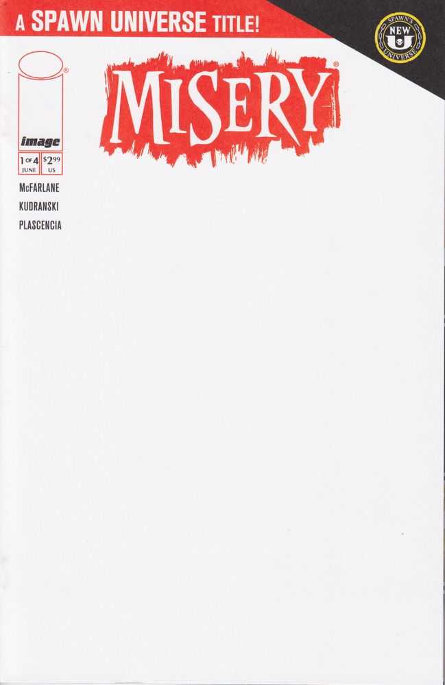 Spawn Misery #1 (Of 4) Cover C Blank Sketch Variant - Walt's Comic Shop