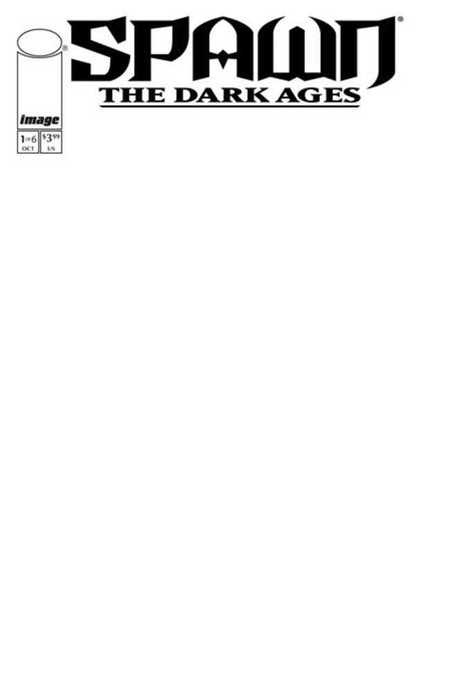 Spawn The Dark Ages 1 (Of 6) Cover B Blank Sketch Variant - Walt's Comic Shop