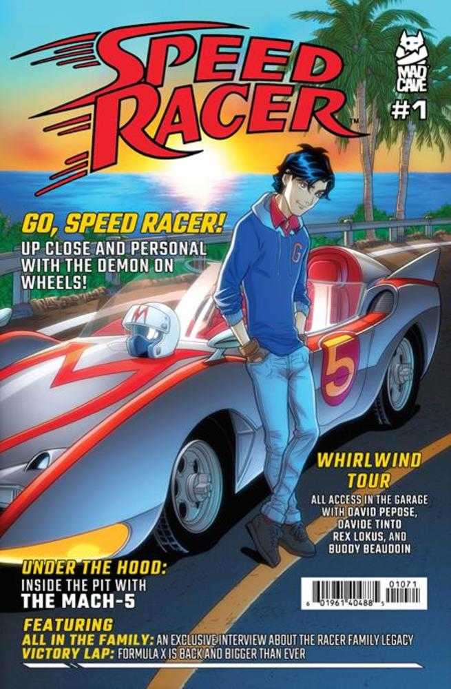 Speed Racer 1 Cover G Chris Batista Car Magazine Homage 1:10 Ratio Variant - Walt's Comic Shop