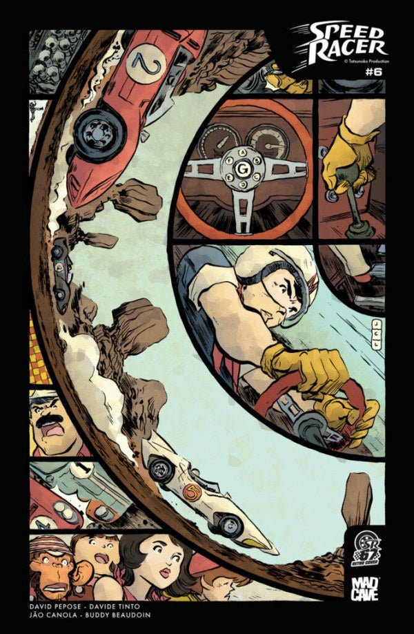 Speed Racer 6 Cover B Jesse Longergan Variant - Walt's Comic Shop
