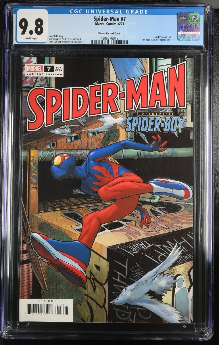 Spider-Man #7 Ramos Top Secret Spoiler Var CGC 9.8 - Walt's Comic Shop