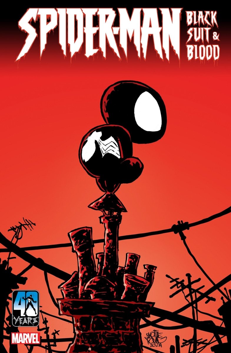 Spider - Man: Black Suit & Blood #1 Skottie Young Variant - Walt's Comic Shop