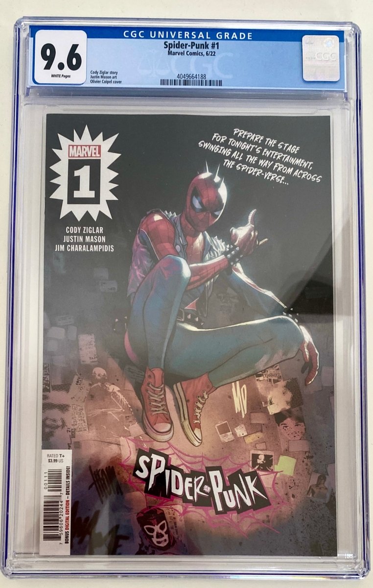 Spider Punk #1 CGC Graded 9.6 - Walt's Comic Shop