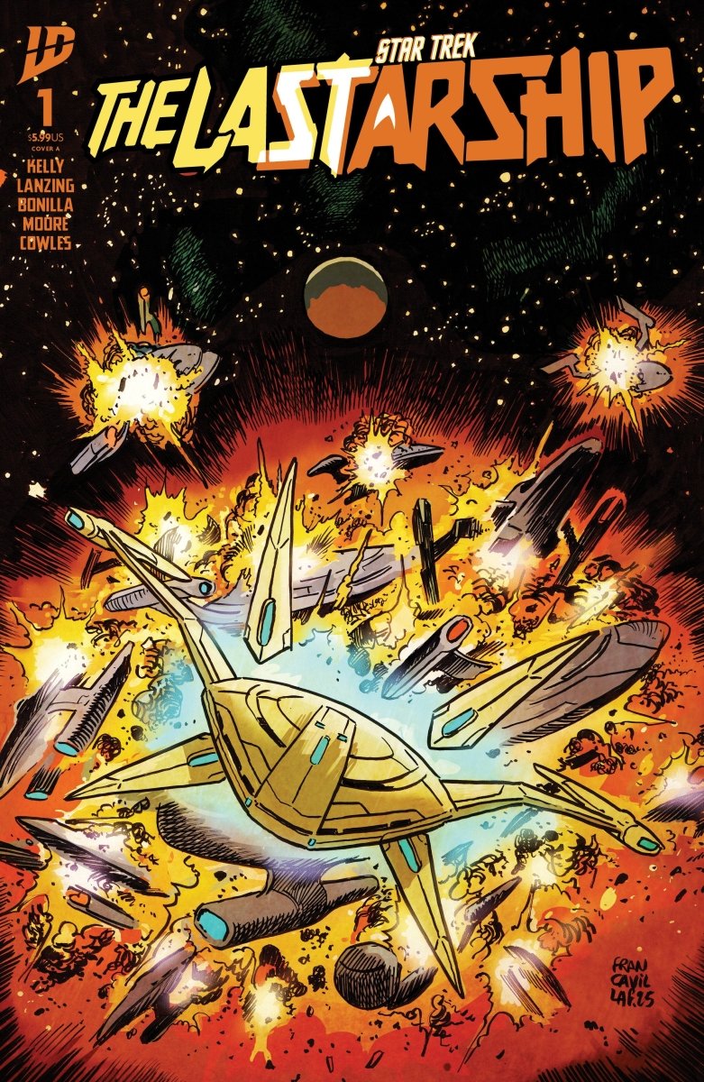Star Trek: The Last Starship 1 Cover A (Francavilla) - Walt's Comic Shop