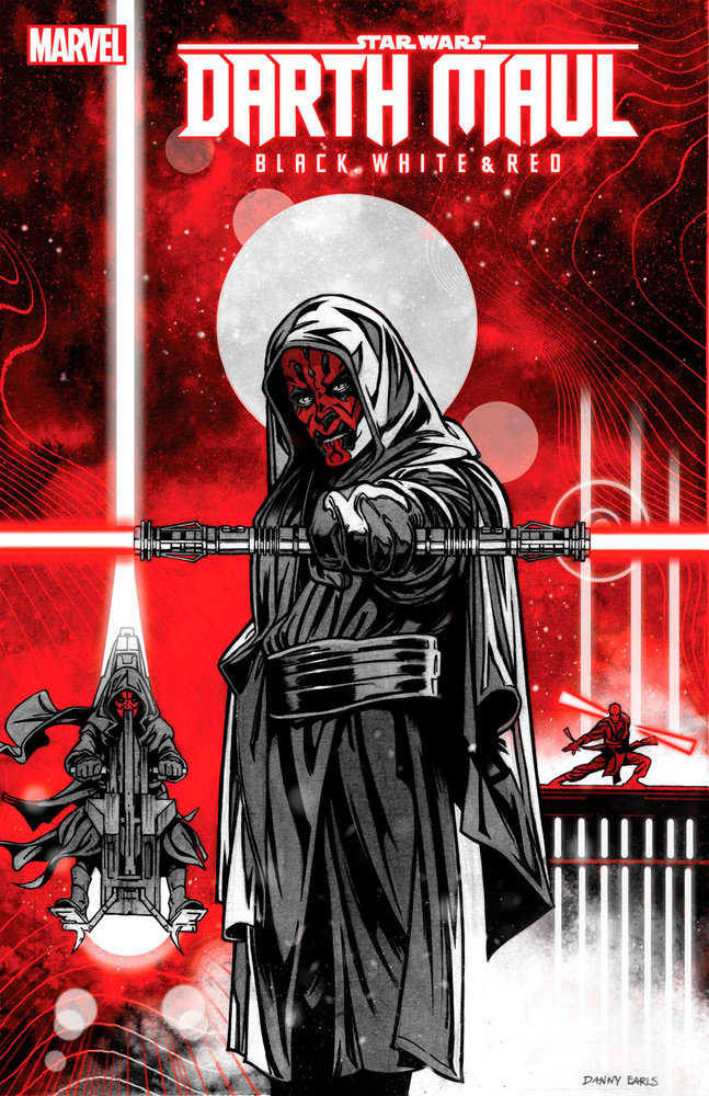 Star Wars: Darth Maul - Black, White & Red #2 Danny Earls Variant - Walt's Comic Shop