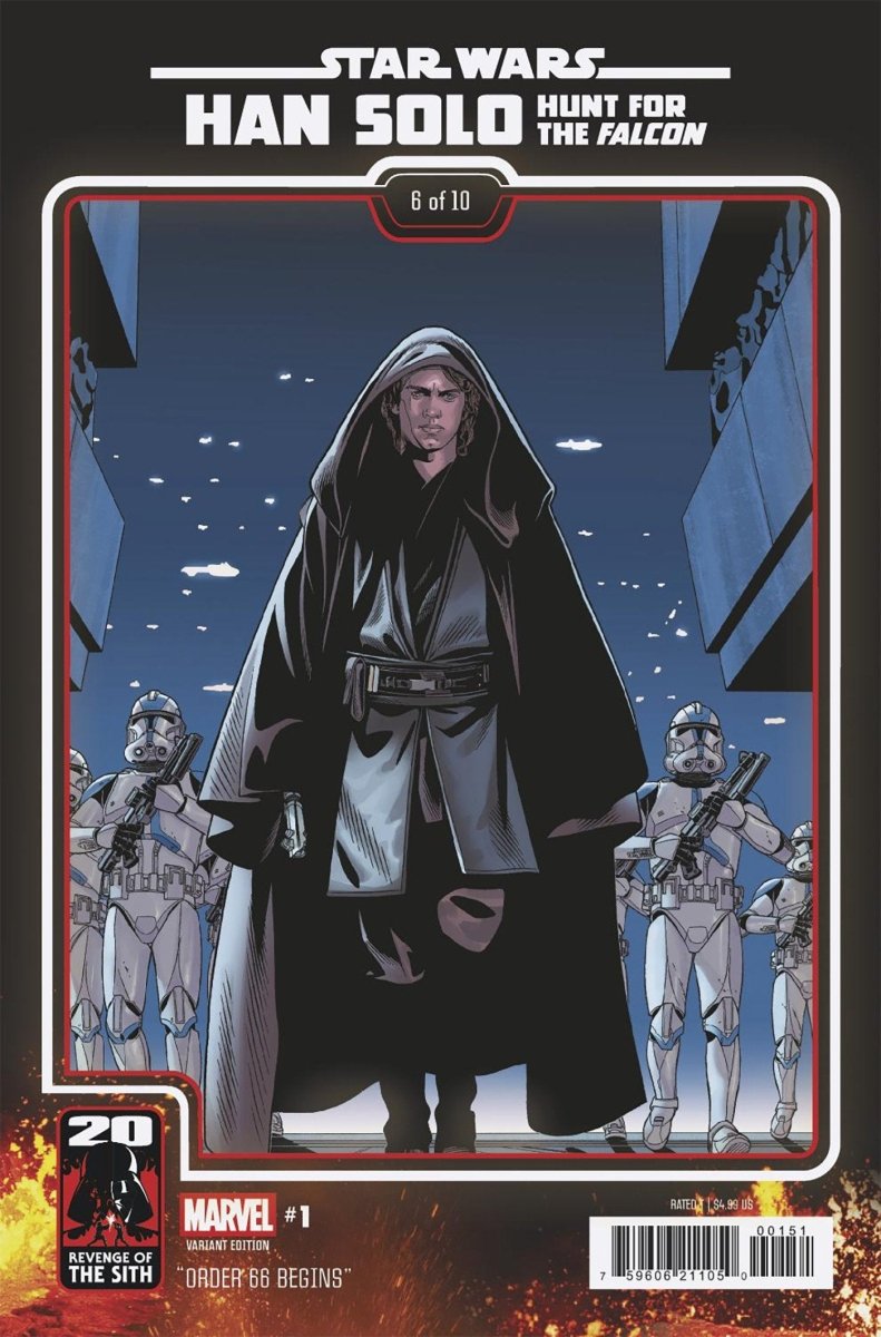 Star Wars: Han Solo Hunt For The Falcon 1 Chris Sprouse Revenge Of The Sith 20 Th Anniversary Variant - Walt's Comic Shop