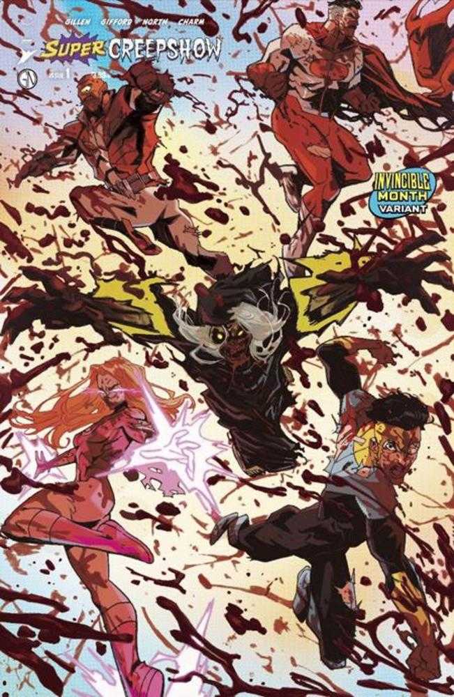 Super Creepshow 1 (Of 5) Cover E Rossi Gifford Invincible Team Up Variant (Mature) - Walt's Comic Shop