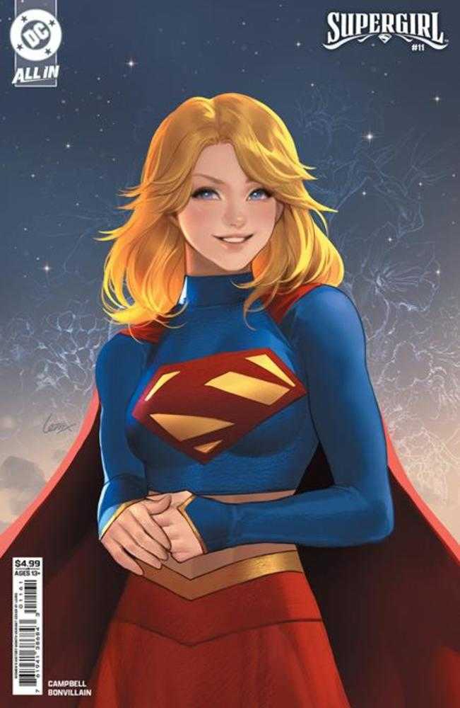 Supergirl 11 Cover E Lesley Leirix Li International Women’s Day Card Stock Variant - Walt's Comic Shop